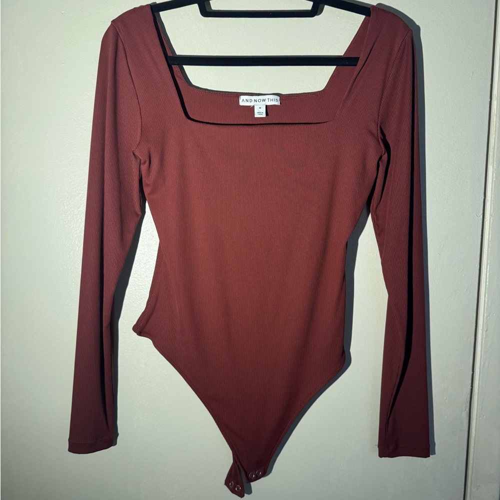 Women's Rust Bodysuit Top